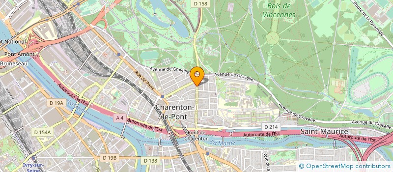 localisation de l'entreprise HABITAT & PATRIMOINE  CHARENTON-LE-PONT