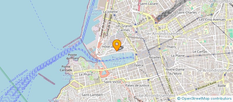 localisation de l'entreprise HABITAT&PATRIMOINE à MARSEILLE