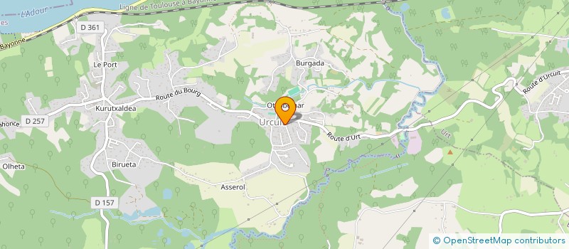 localisation de l'entreprise HABITAT PERFORMANCE  SAINT PIERRE D'IRUBE