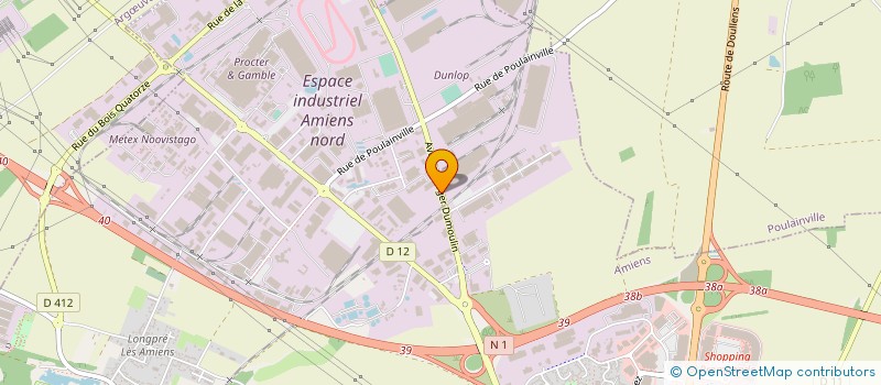 localisation de l'entreprise HABITAT PICARD à AMIENS