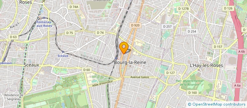 localisation de l'entreprise HABITAT PIERRE INVESTISSEMENT à BOURG-LA-REINE