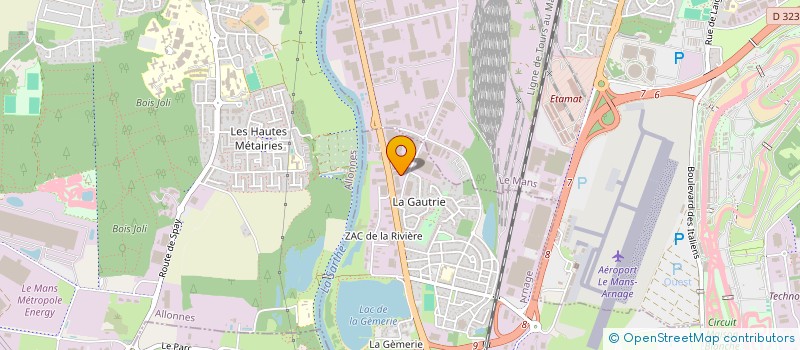 localisation de l'entreprise HABITAT PLUS à ARNAGE