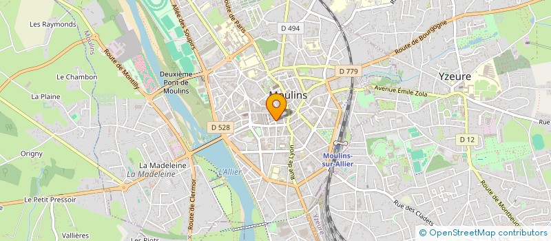 localisation de l'entreprise HABITAT PLUS à MOULINS