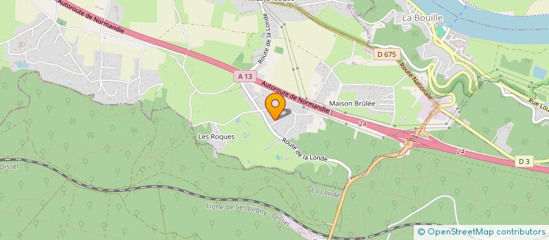 localisation de l'entreprise HABITAT PLUS  LES MONTS DU ROUMOIS