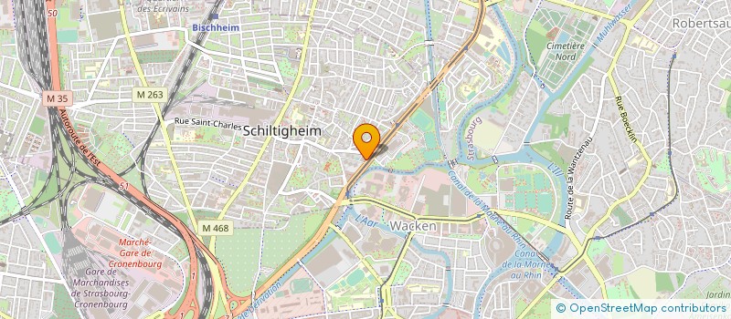 localisation de l'entreprise HABITAT PLUS à SCHILTIGHEIM