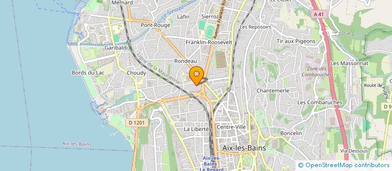 localisation de l'entreprise HABITAT PRO SERVICE à AIX-LES-BAINS