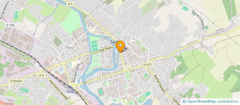 localisation de l'entreprise HABITAT PROMOTION  SEDAN