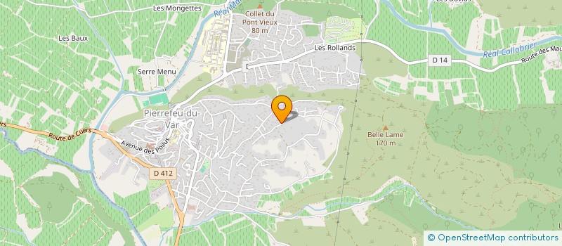 localisation de l'entreprise HABITAT REAL  PIERREFEU-DU-VAR