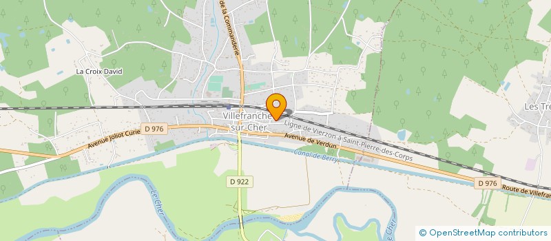 localisation de l'entreprise HABITAT RENOV à ROMORANTIN-LANTHENAY