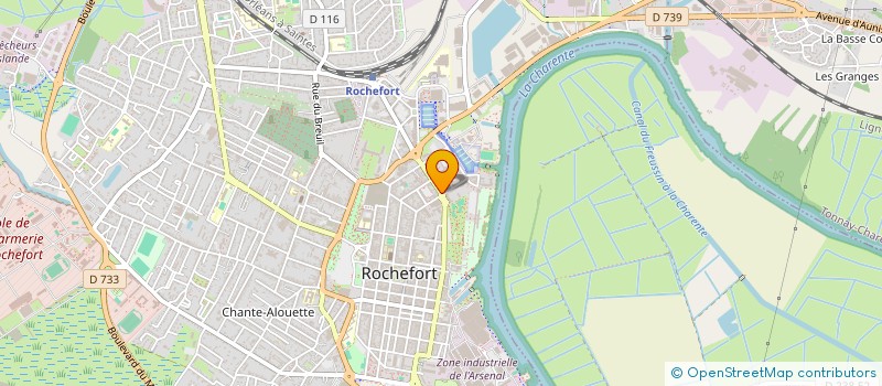 localisation de l'entreprise HABITAT RENOV CHARENTAIS  ROCHEFORT