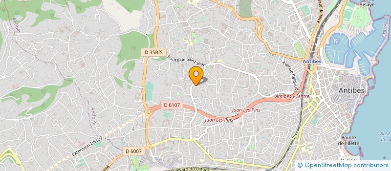 localisation de l'entreprise HABITAT RENOV SERVICES à ANTIBES