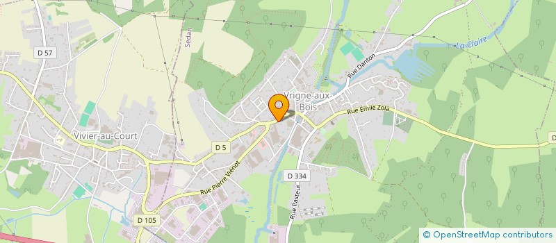 localisation de l'entreprise HABITAT RENOVATION à VRIGNE AUX BOIS