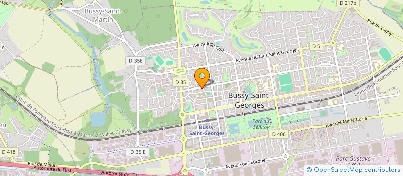 localisation de l'entreprise HABITAT RENOVATION à LAGNY-SUR-MARNE
