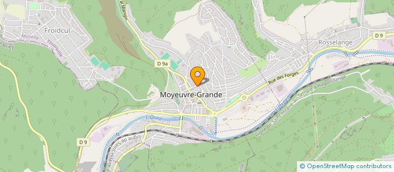 localisation de l'entreprise HABITAT RENOVE à MOYEUVRE-GRANDE