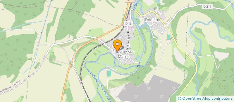 localisation de l'entreprise HABITAT ROMAIN à ROUVROY-SUR-MARNE