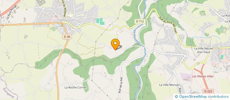 localisation de l'entreprise HABITAT SAIN  TREMUSON