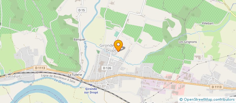 localisation de l'entreprise HABITAT SEC  GIRONDE-SUR-DROPT