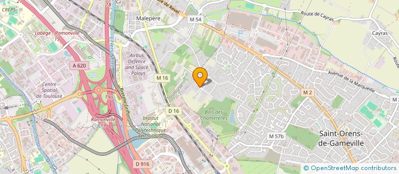 localisation de l'entreprise HABITAT SECOURS  SAINT-ORENS-DE-GAMEVILLE