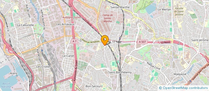localisation de l'entreprise HABITAT SECURE PLUS à MARSEILLE