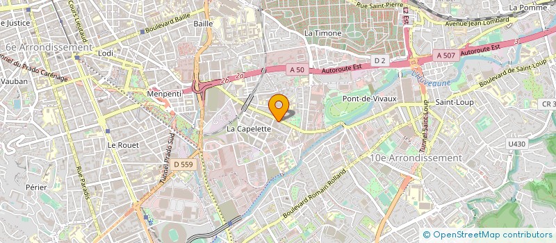 localisation de l'entreprise HABITAT SECURITE PROVENCE SARL à MARSEILLE
