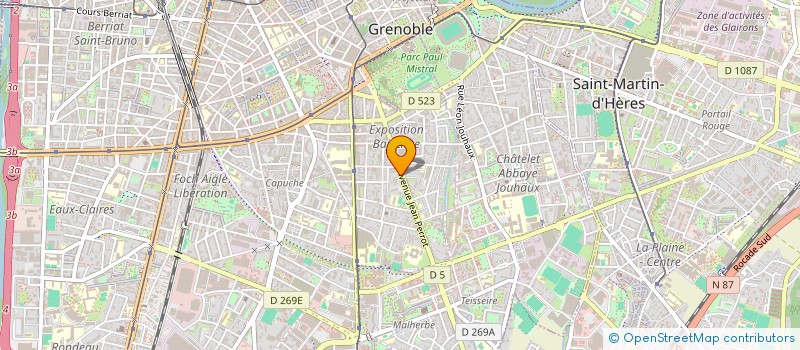 localisation de l'entreprise HABITAT SELECTION à GRENOBLE