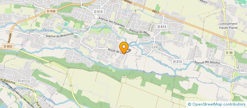 localisation de l'entreprise HABITAT SERVICE à IDRON