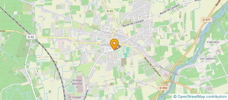 localisation de l'entreprise HABITAT SERVICE 84  JONQUIERES