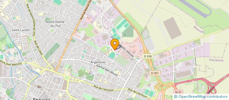 localisation de l'entreprise HABITAT SERVICE PLUS  BEAUVAIS