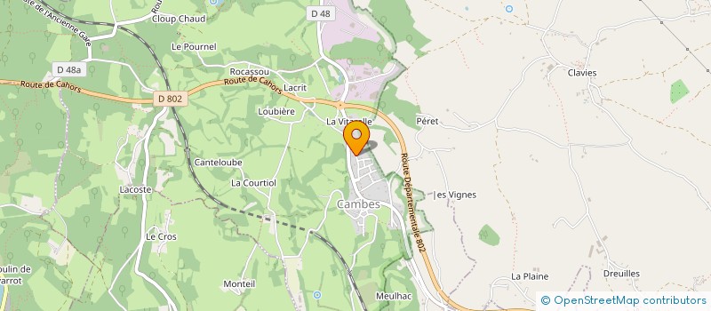 localisation de l'entreprise HABITAT SERVICES  CAMBES