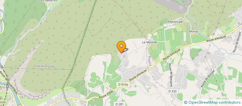 localisation de l'entreprise HABITAT SERVICES  BOISSET-ET-GAUJAC