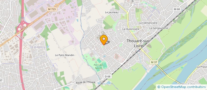 localisation de l'entreprise HABITAT SERVICES INGENIERIE à THOUARE-SUR-LOIRE