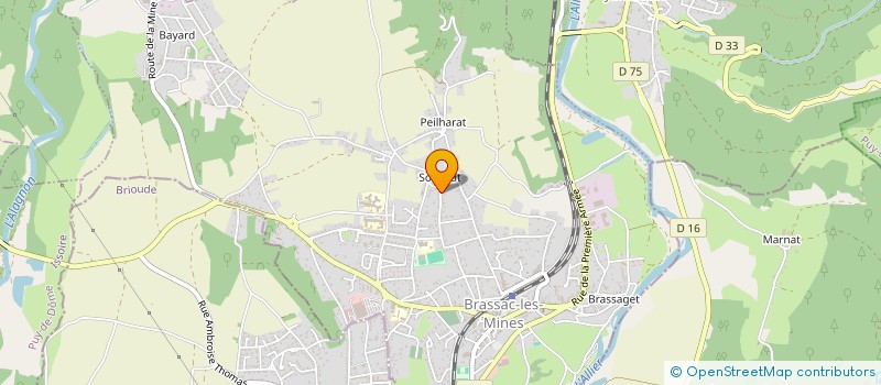 localisation de l'entreprise HABITAT SOLUTION +  BRASSAC-LES-MINES