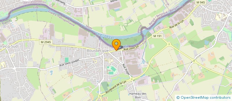 localisation de l'entreprise HABITAT + SOLUTIONS à BOUSBECQUE