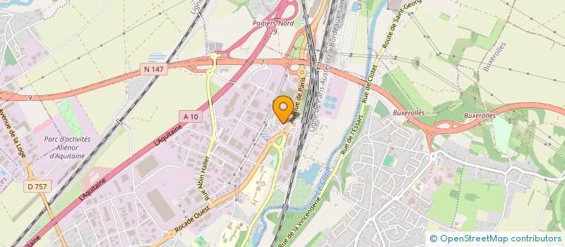 localisation de l'entreprise HABITAT SOLUTIONS POITIERS  POITIERS