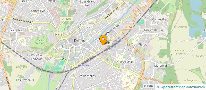 localisation de l'entreprise HABITAT STANDING à DREUX