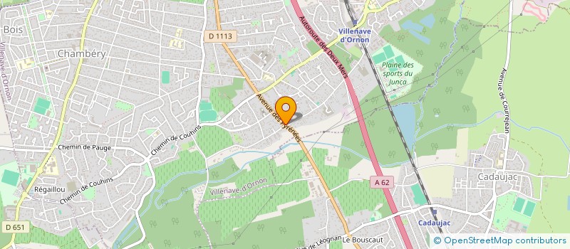 localisation de l'entreprise HABITAT SUR à VILLENAVE-D'ORNON