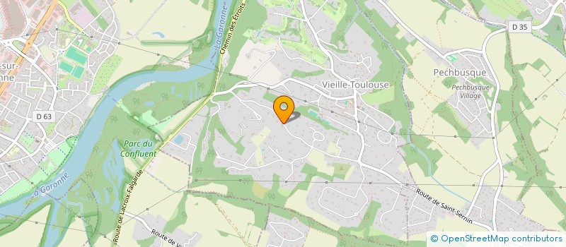 localisation de l'entreprise HABITAT SUR MESURE à VIEILLE-TOULOUSE