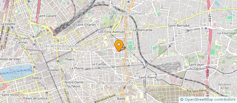 localisation de l'entreprise HABITAT SUR MESURE CONCEPT  LA PENNE-SUR-HUVEAUNE