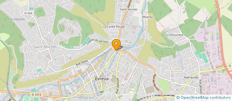 localisation de l'entreprise HABITAT SYNTHESE à EVREUX