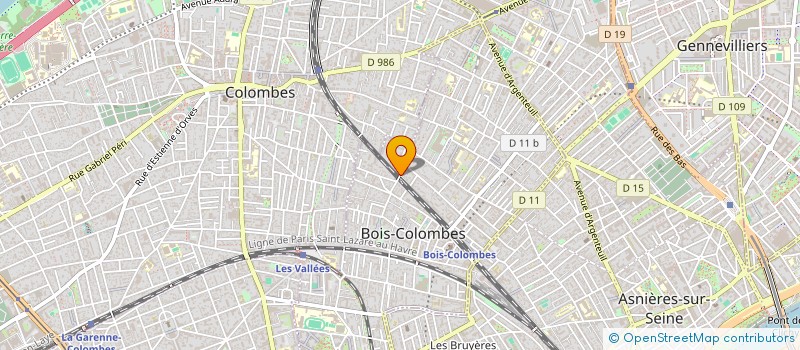 localisation de l'entreprise HABITAT SYSTEM à BOIS-COLOMBES