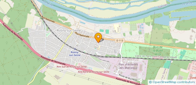 localisation de l'entreprise HABITAT TRANSITION ENERGETIQUE  ROSNY-SUR-SEINE