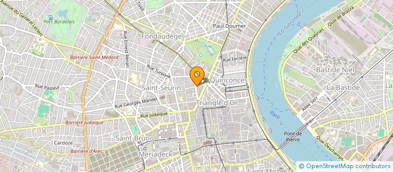 localisation de l'entreprise HABITAT URBAIN GESTION  BORDEAUX