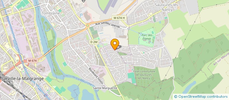 localisation de l'entreprise HABITAT VAUTRIN MELGAR  TOMBLAINE