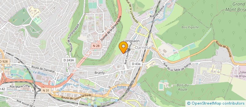 localisation de l'entreprise HABITAT VERT AUDIT ET CONSEIL  LE PETIT-QUEVILLY