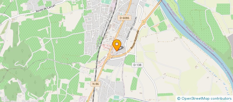 localisation de l'entreprise HABITAT3R- RENOVATION - REHABILITATION - REAMENAGEMENT  PONT-SAINT-ESPRIT