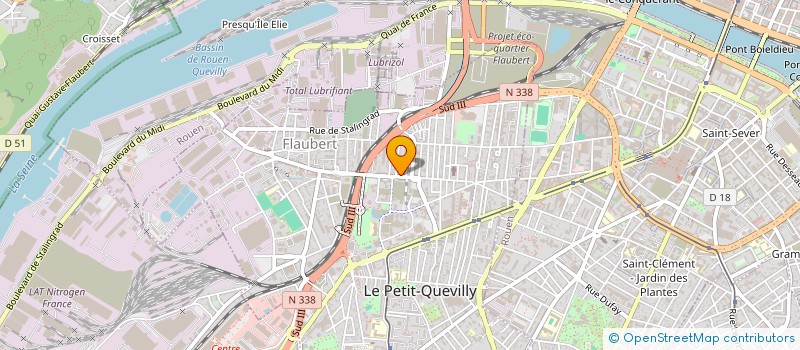 localisation de l'entreprise HABITATCONSEILS à LE PETIT-QUEVILLY