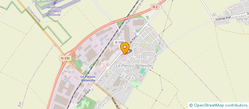 localisation de l'entreprise HABITATIC IDF  LE PLESSIS-BELLEVILLE