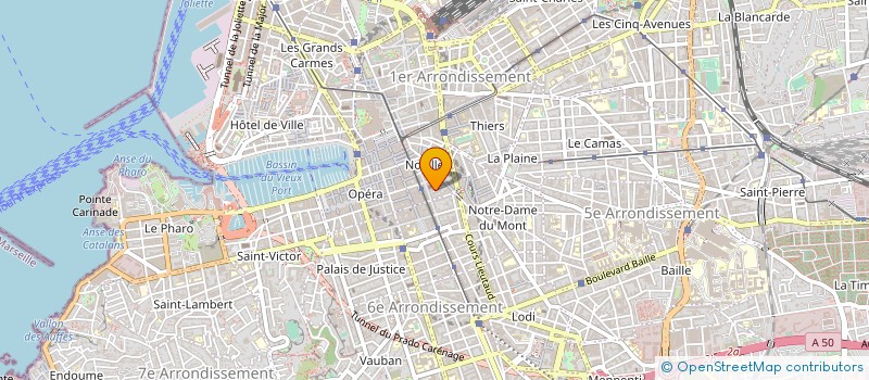localisation de l'entreprise HABITATION CONSEIL ET REALISATION à MARSEILLE