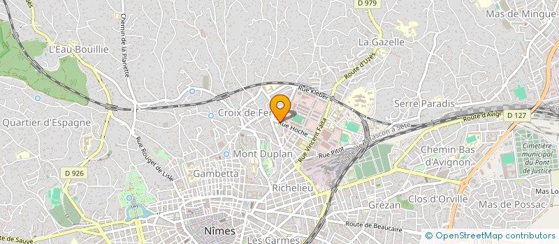 localisation de l'entreprise HABITATION ET BATIMENT à NIMES