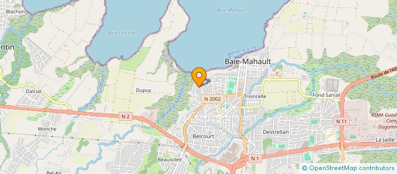 localisation de l'entreprise HABITATION NERON  BAIE-MAHAULT